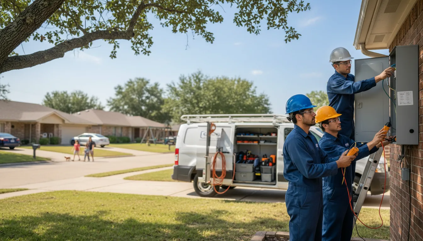 Certified electrician providing emergency electrical services in Malone, WI